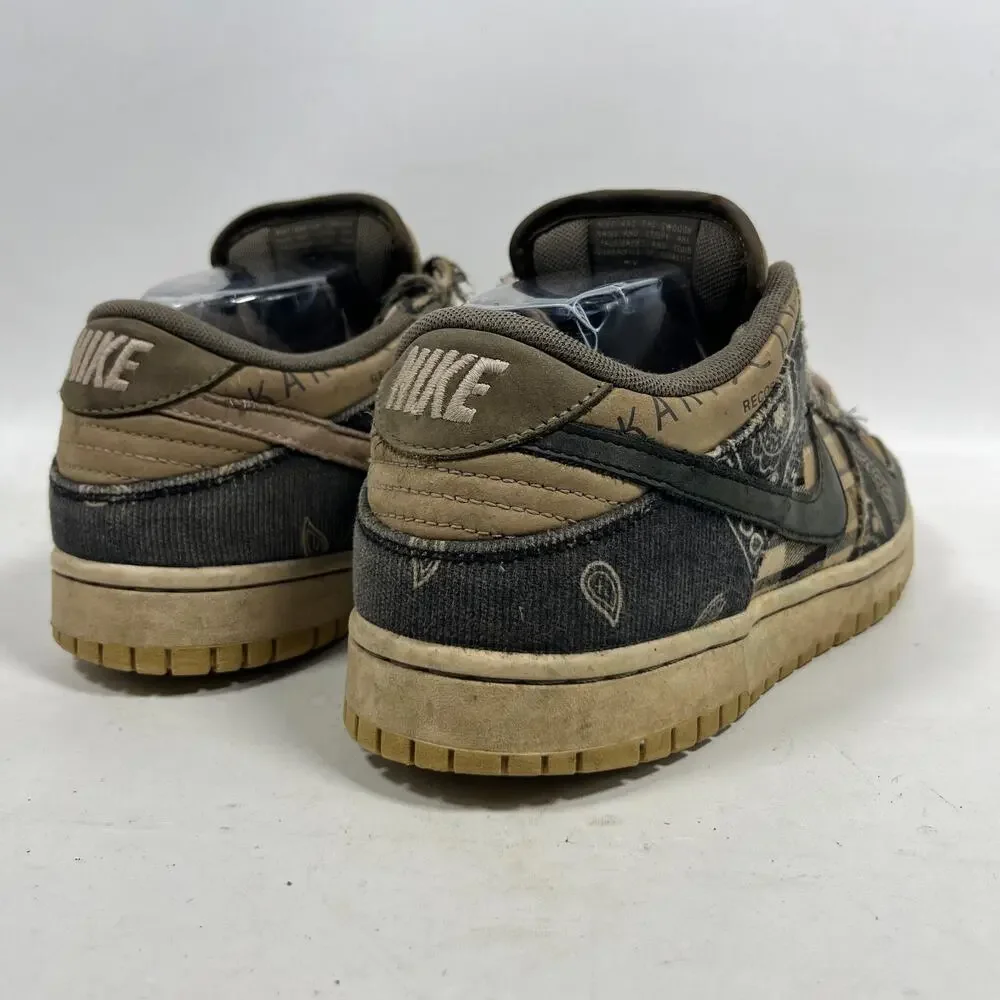 Nike SB Dunk Low Travis Scott Mens 9 Suede Cactus Jack CT5053-001 Sneaker Black - Picture 7 of 16